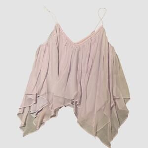 Elizabeth and James Silk Handkerchief Cami in Lavender Size S